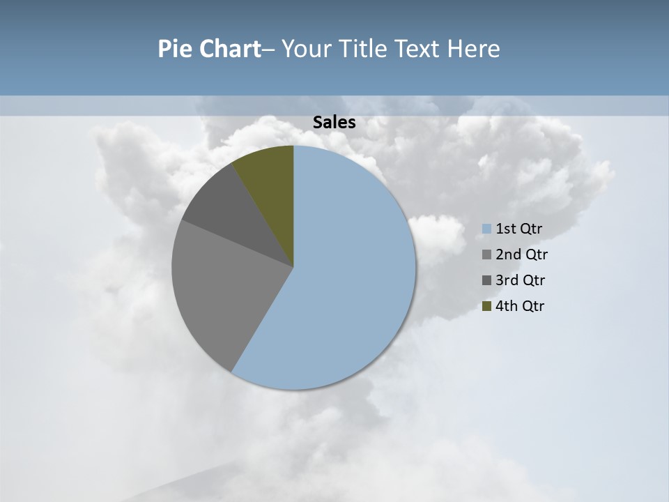 Danger Rock Smoke PowerPoint Template