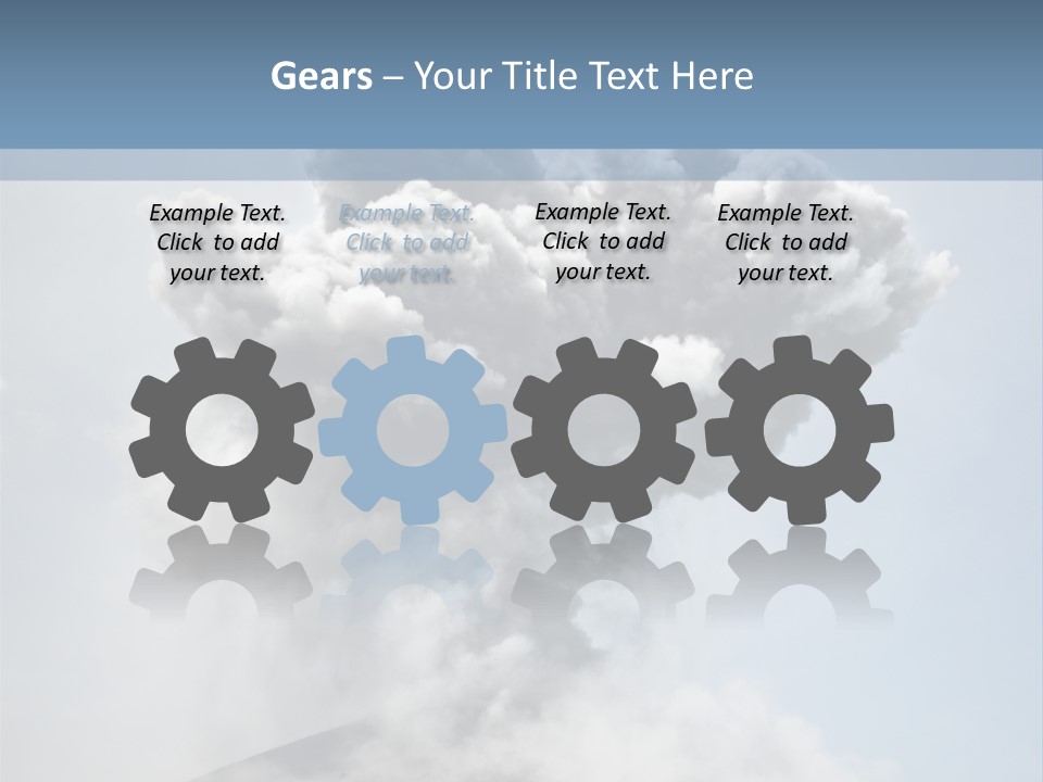 Danger Rock Smoke PowerPoint Template