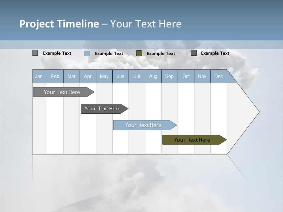 Danger Rock Smoke PowerPoint Template