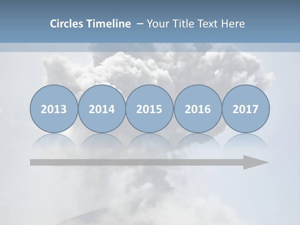 Danger Rock Smoke PowerPoint Template