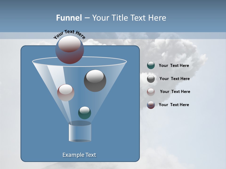 Danger Rock Smoke PowerPoint Template