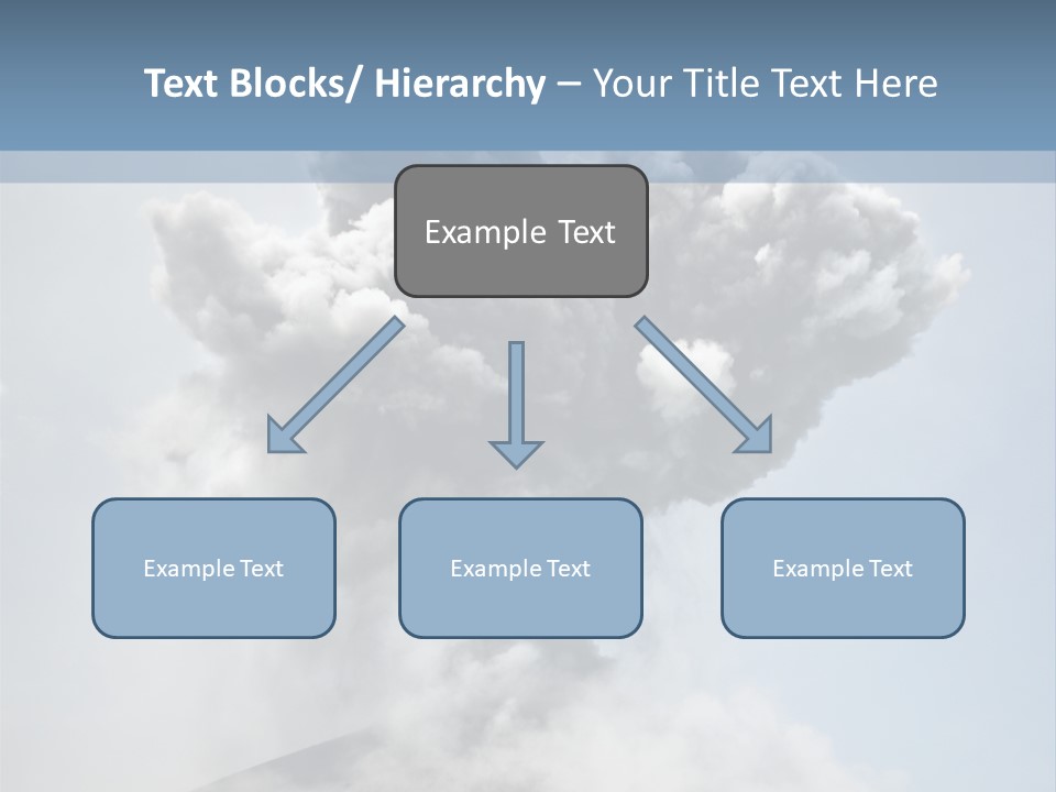 Danger Rock Smoke PowerPoint Template