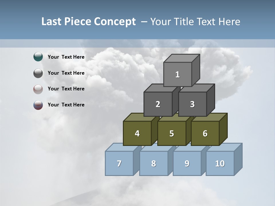 Danger Rock Smoke PowerPoint Template