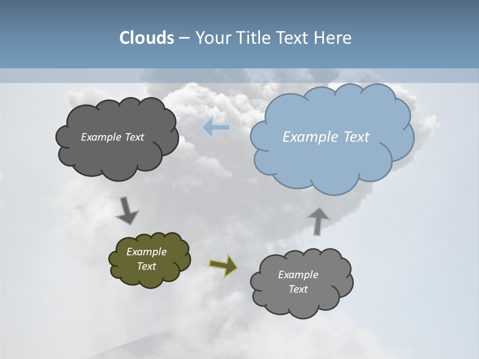 Danger Rock Smoke PowerPoint Template
