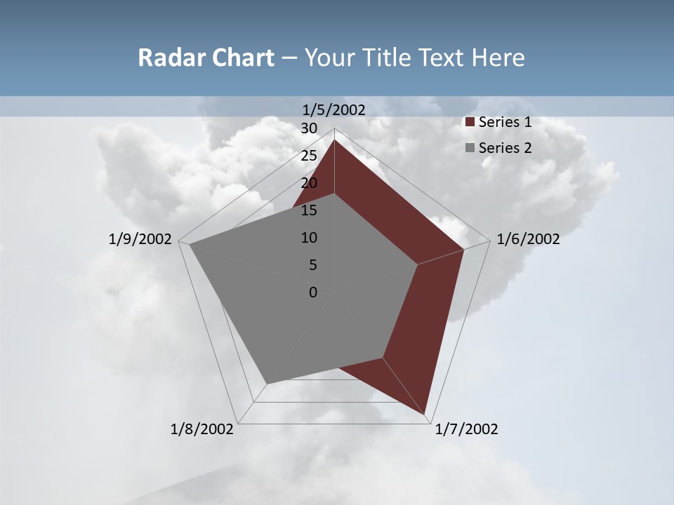 Danger Rock Smoke PowerPoint Template