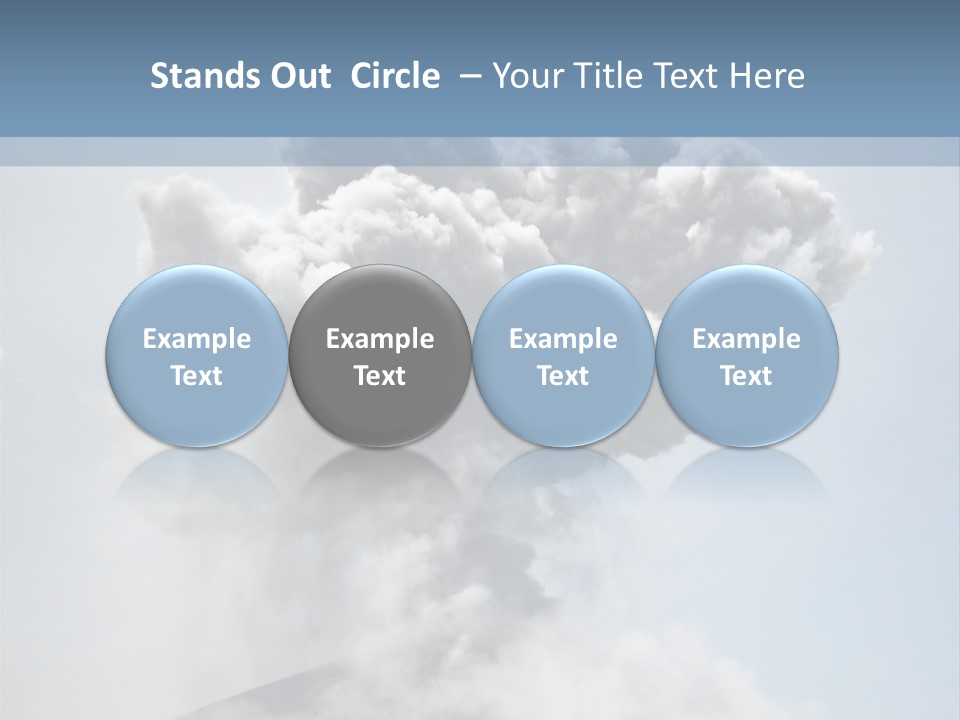 Danger Rock Smoke PowerPoint Template