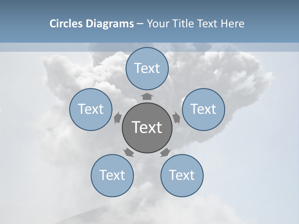 Danger Rock Smoke PowerPoint Template