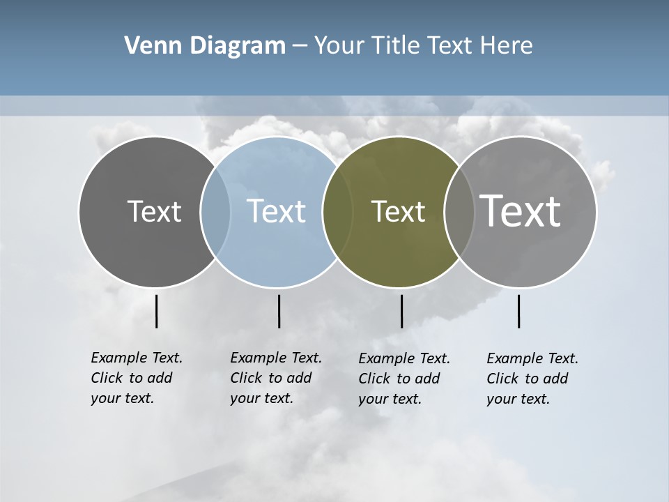 Danger Rock Smoke PowerPoint Template