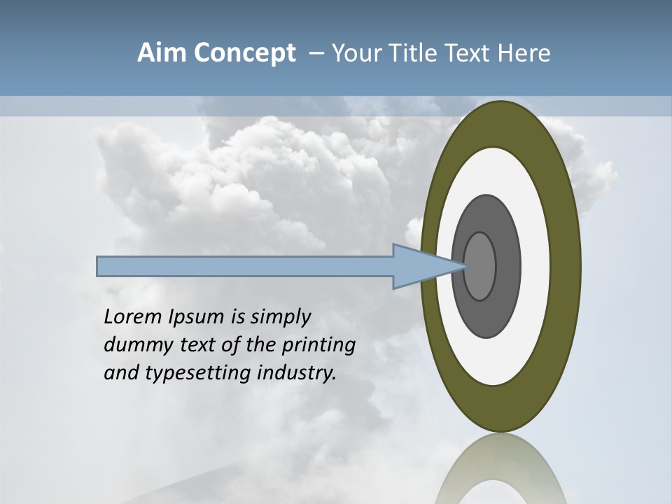 Danger Rock Smoke PowerPoint Template