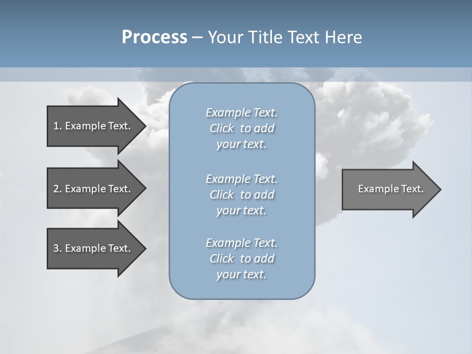 Danger Rock Smoke PowerPoint Template