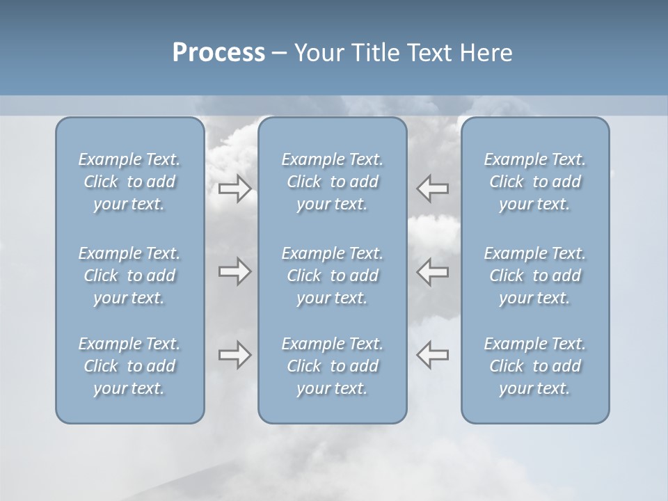 Danger Rock Smoke PowerPoint Template