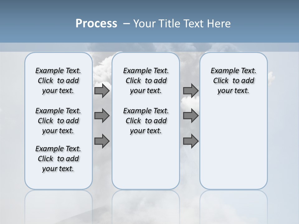 Danger Rock Smoke PowerPoint Template