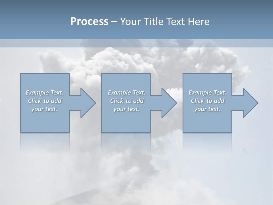Danger Rock Smoke PowerPoint Template