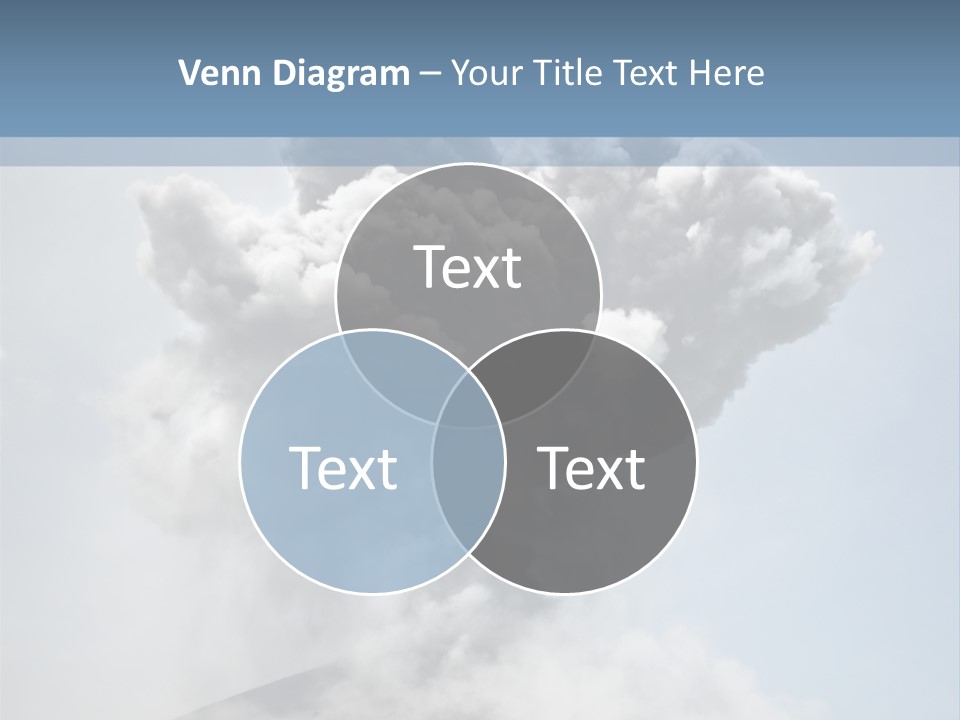 Danger Rock Smoke PowerPoint Template