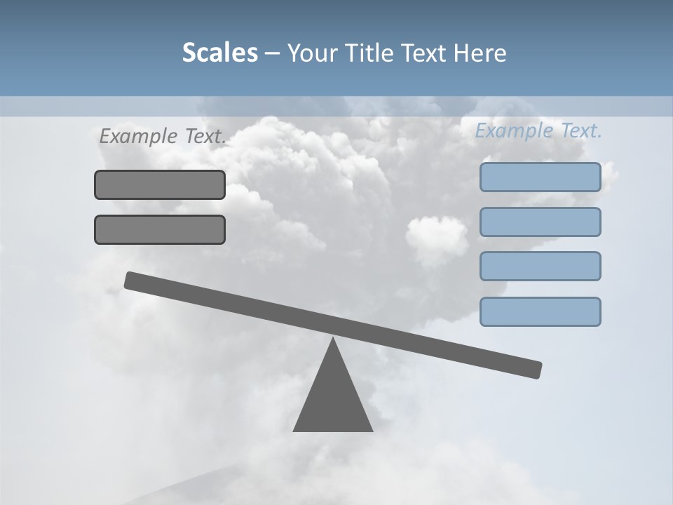 Danger Rock Smoke PowerPoint Template