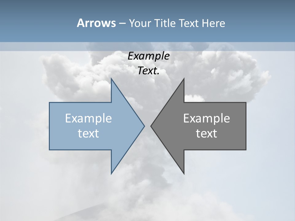 Danger Rock Smoke PowerPoint Template