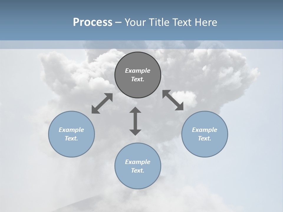 Danger Rock Smoke PowerPoint Template