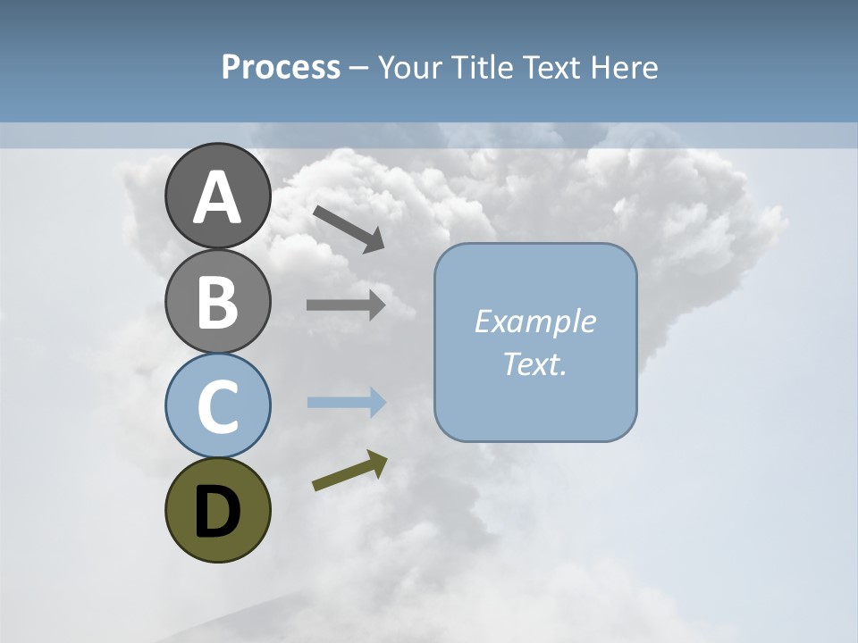 Danger Rock Smoke PowerPoint Template