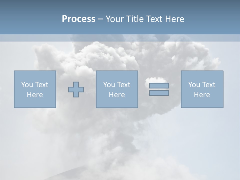 Danger Rock Smoke PowerPoint Template