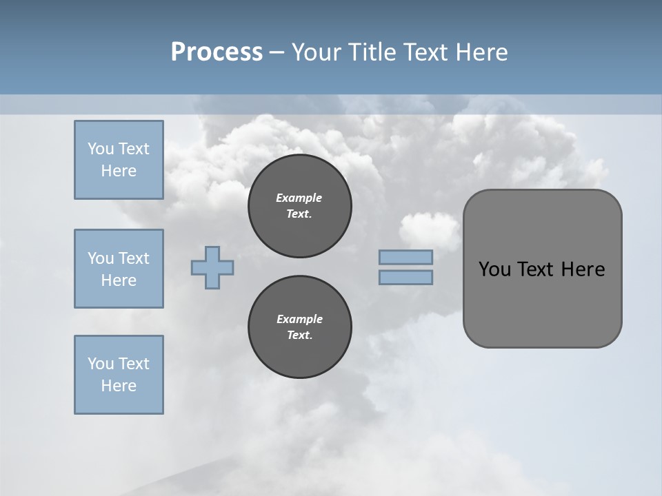 Danger Rock Smoke PowerPoint Template