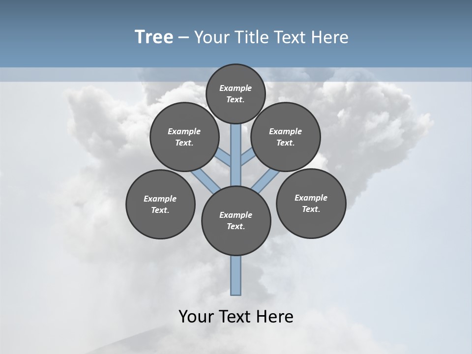 Danger Rock Smoke PowerPoint Template