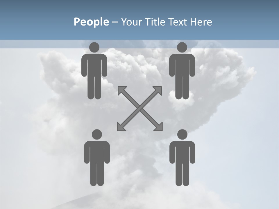 Danger Rock Smoke PowerPoint Template