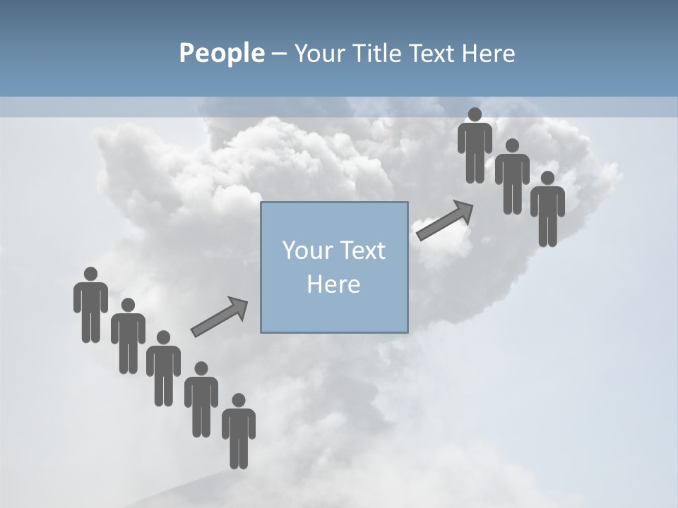 Danger Rock Smoke PowerPoint Template