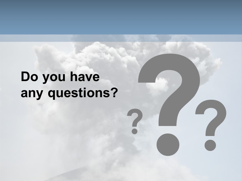 Danger Rock Smoke PowerPoint Template