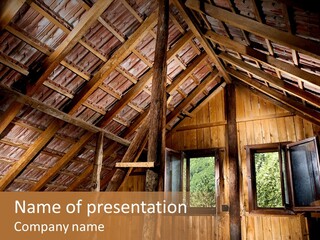 Lonely Attic Messy PowerPoint Template