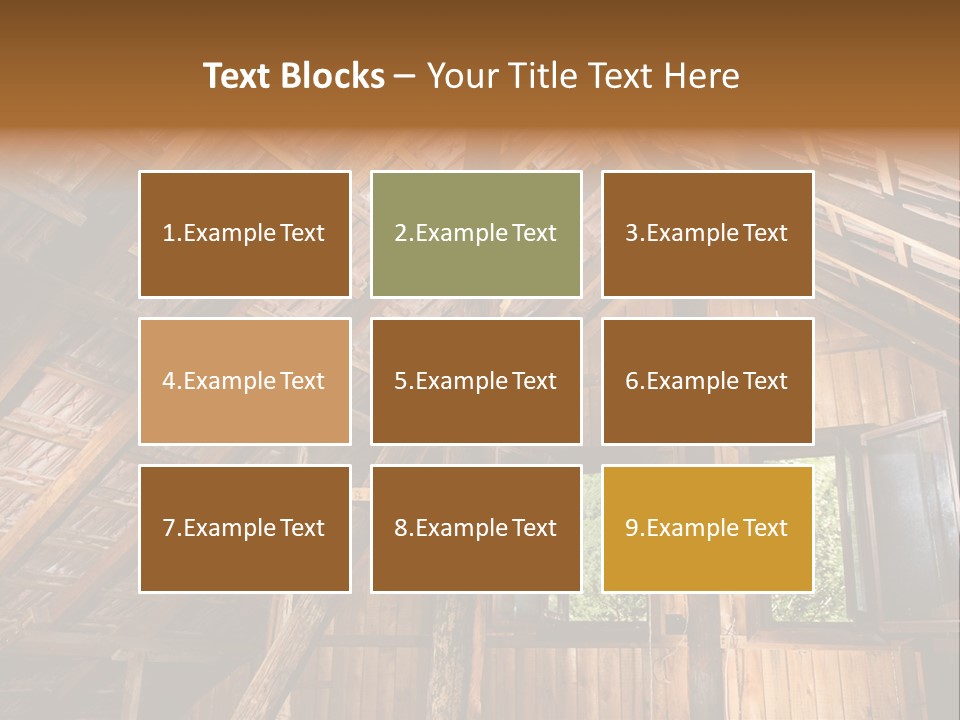 Lonely Attic Messy PowerPoint Template