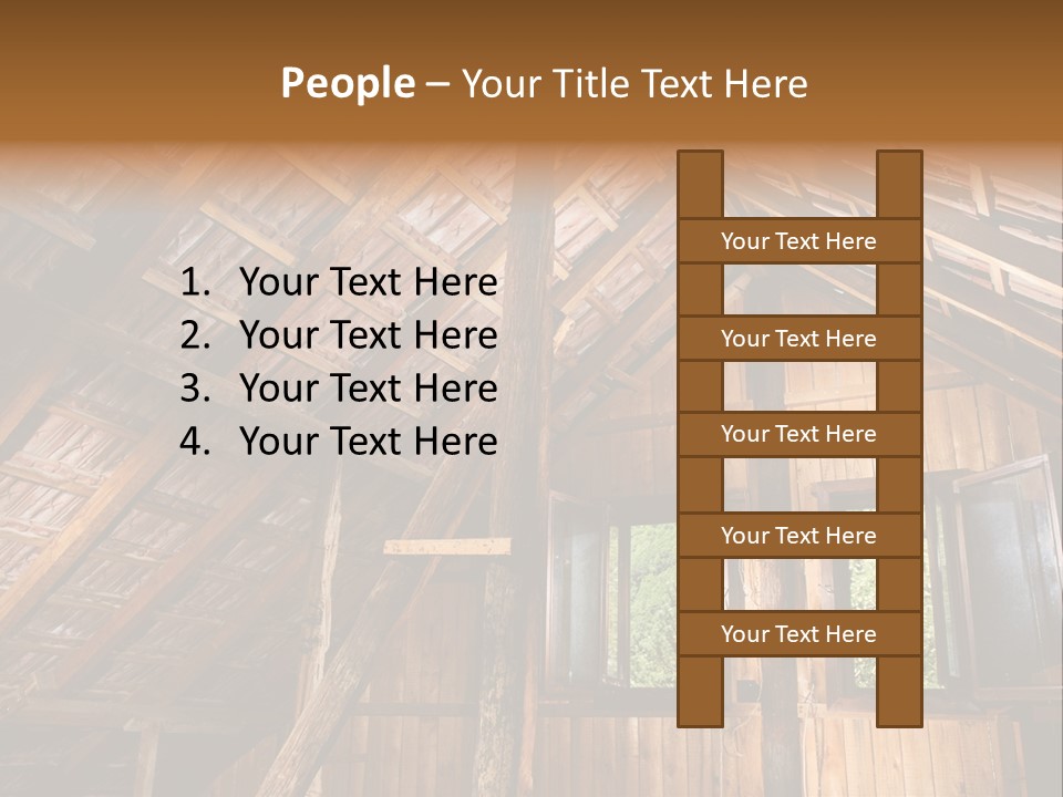 Lonely Attic Messy PowerPoint Template