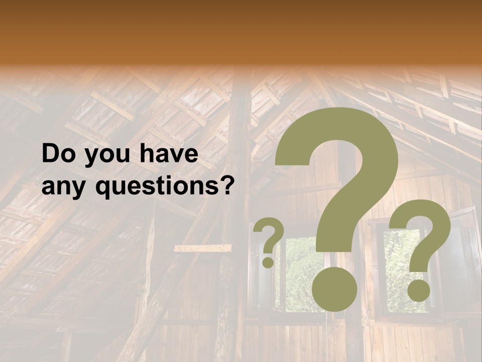 Lonely Attic Messy PowerPoint Template