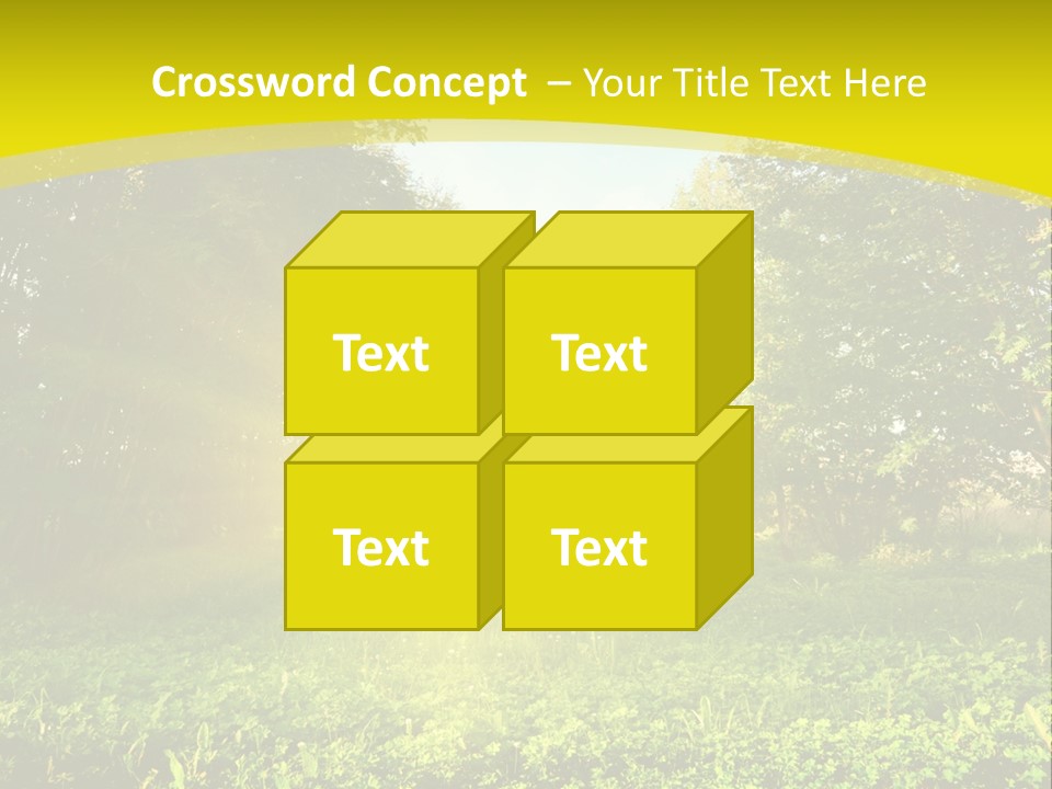 Outdoor Summer Forest PowerPoint Template