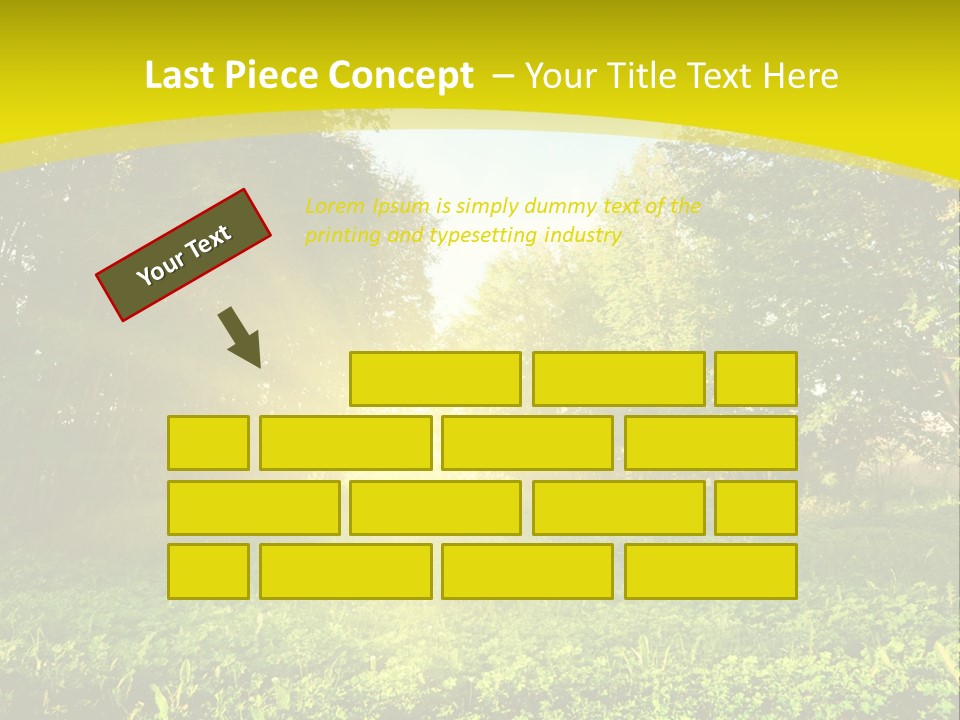 Outdoor Summer Forest PowerPoint Template