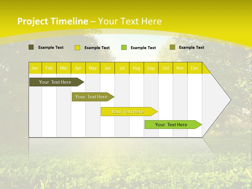 Outdoor Summer Forest PowerPoint Template