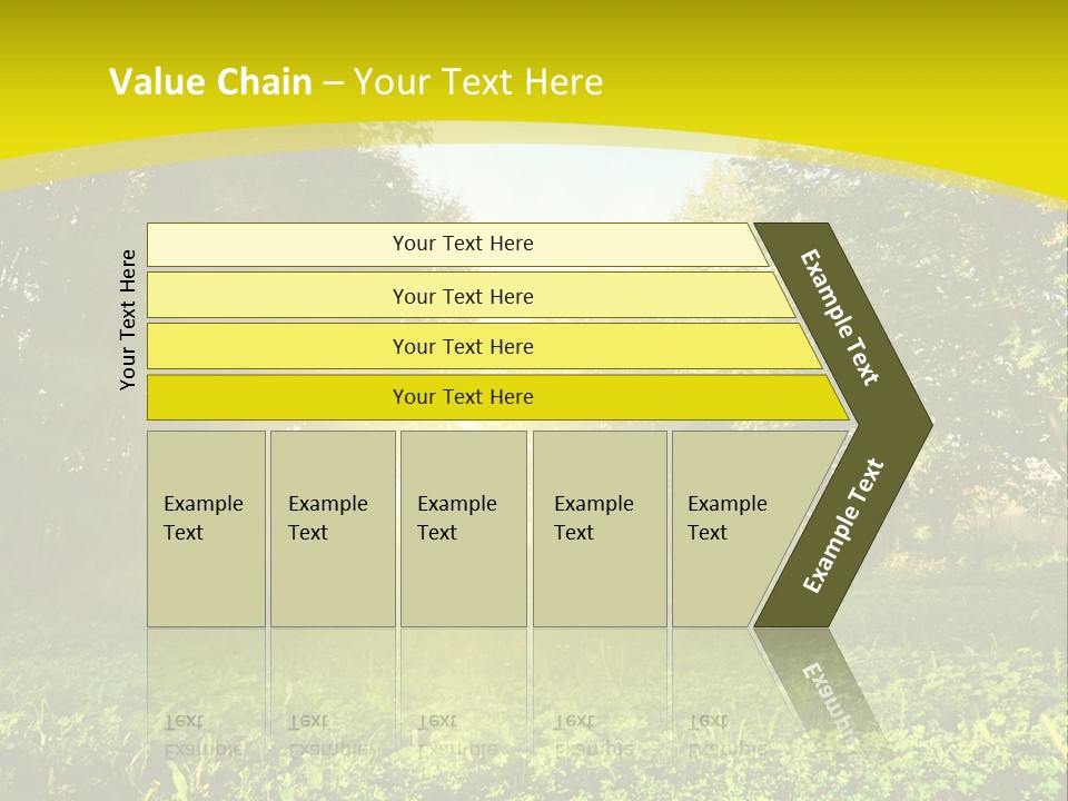 Outdoor Summer Forest PowerPoint Template