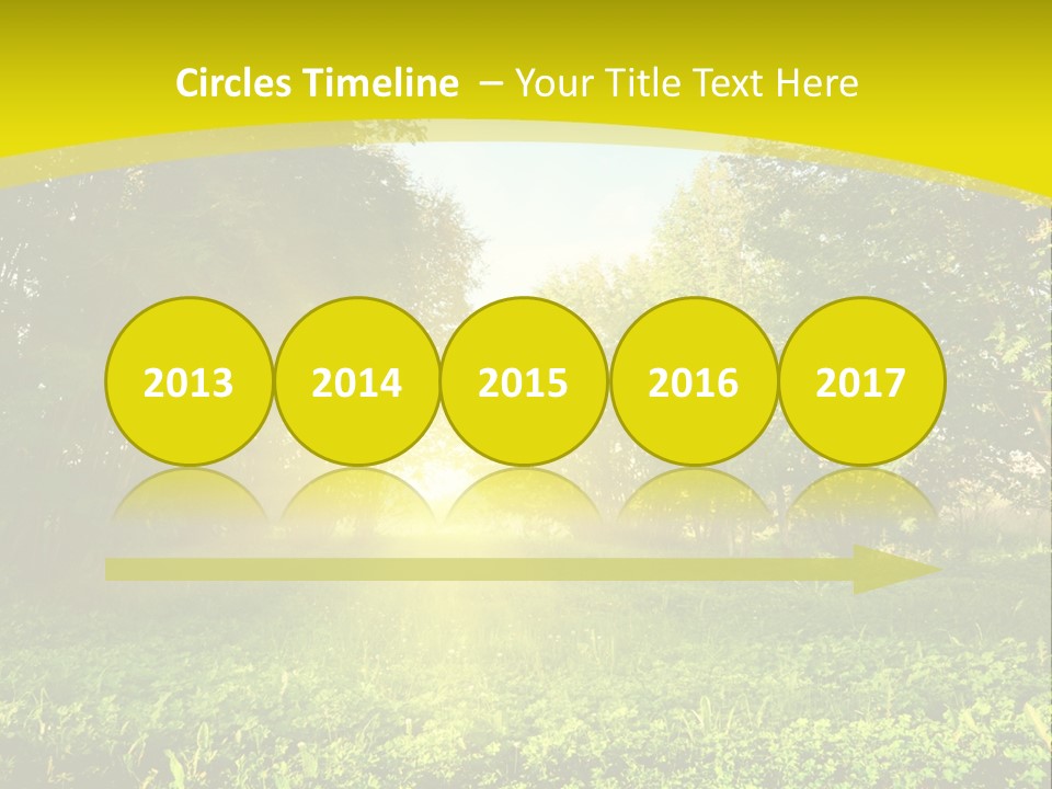 Outdoor Summer Forest PowerPoint Template