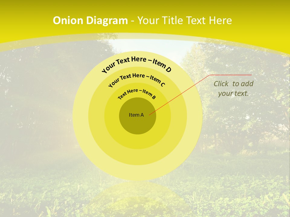 Outdoor Summer Forest PowerPoint Template