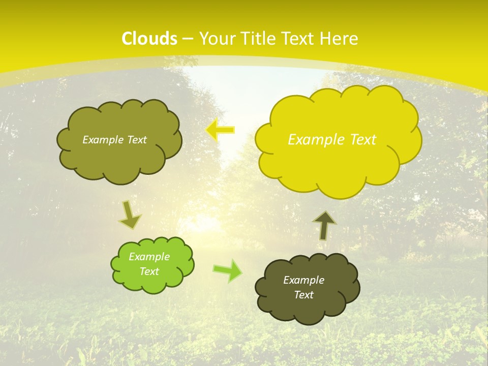 Outdoor Summer Forest PowerPoint Template