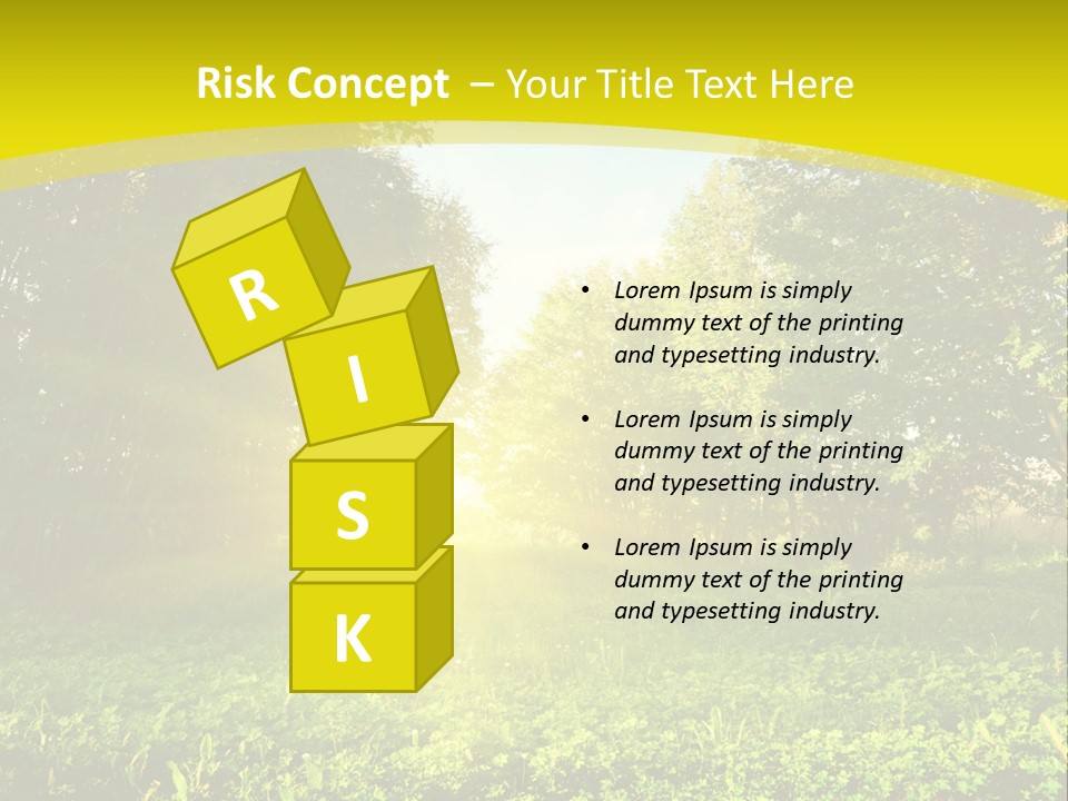 Outdoor Summer Forest PowerPoint Template