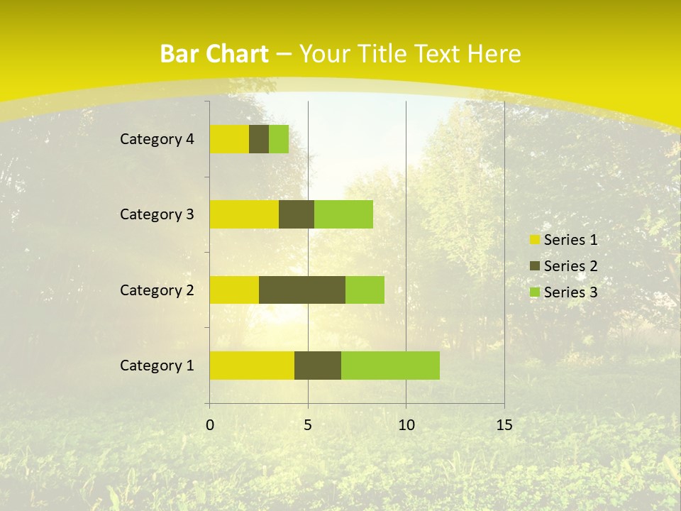 Outdoor Summer Forest PowerPoint Template