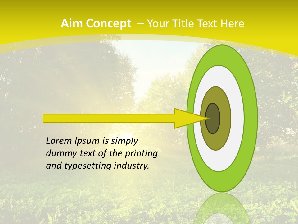 Outdoor Summer Forest PowerPoint Template