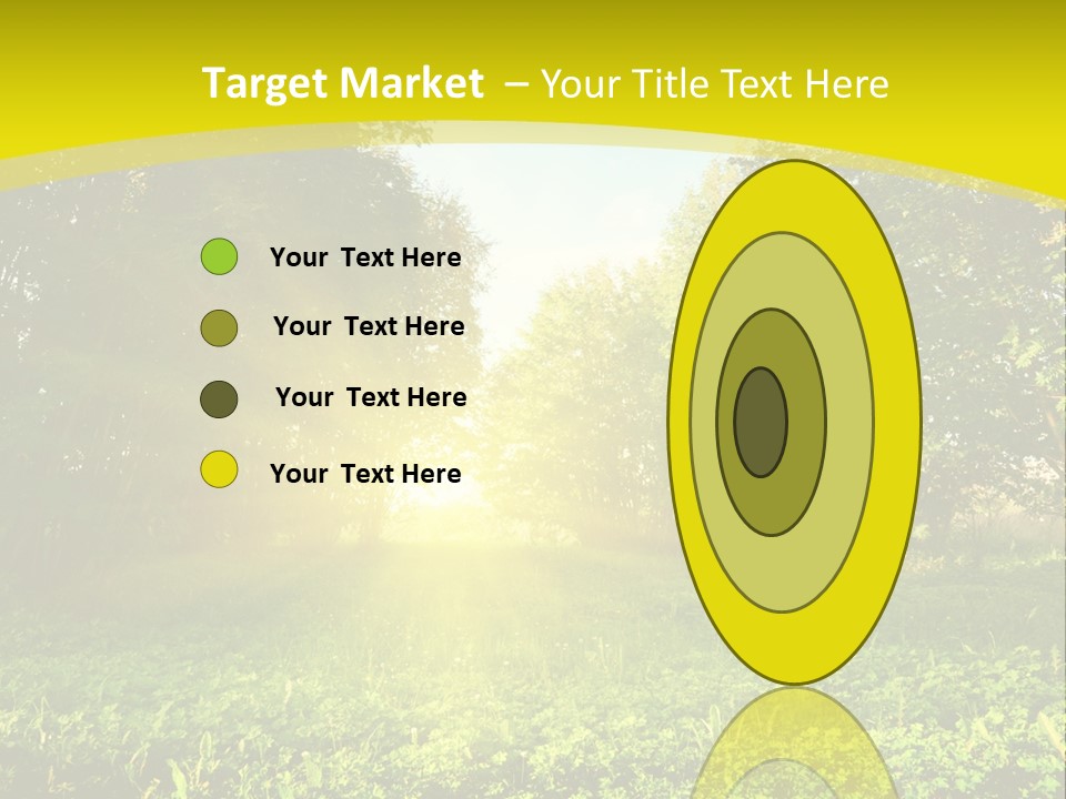 Outdoor Summer Forest PowerPoint Template