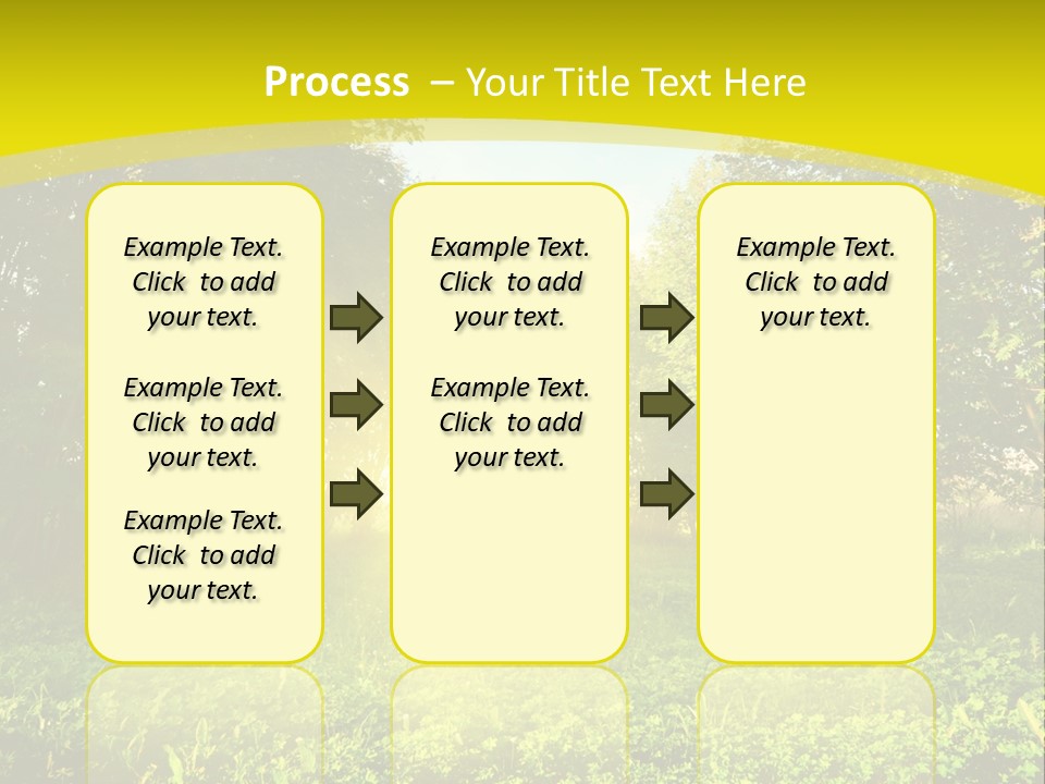 Outdoor Summer Forest PowerPoint Template