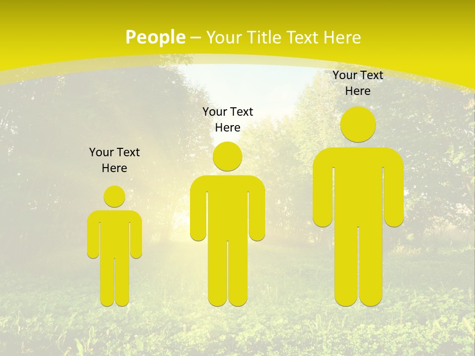 Outdoor Summer Forest PowerPoint Template