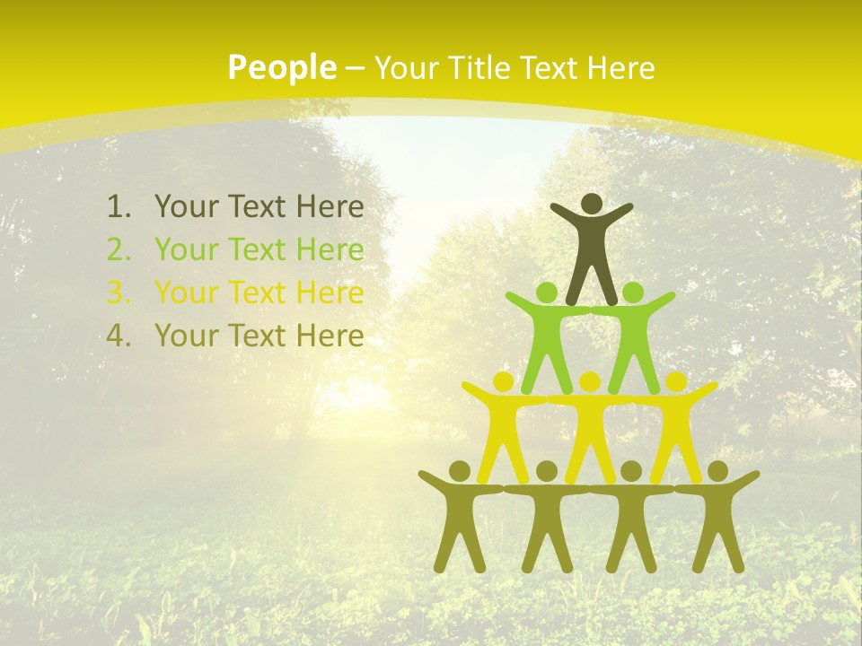 Outdoor Summer Forest PowerPoint Template