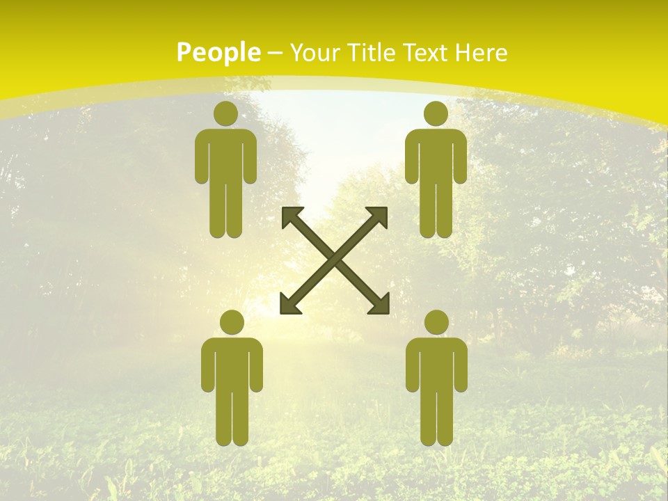 Outdoor Summer Forest PowerPoint Template