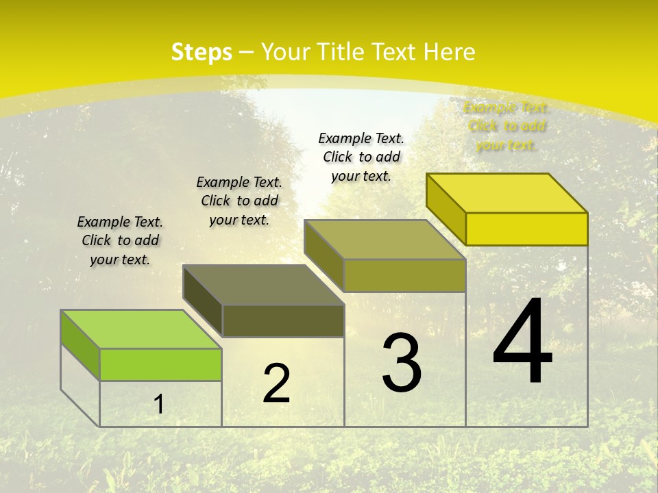 Outdoor Summer Forest PowerPoint Template