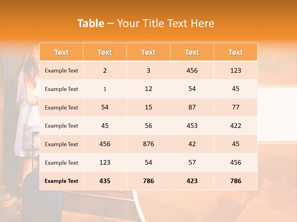 Check Shot Interior PowerPoint Template