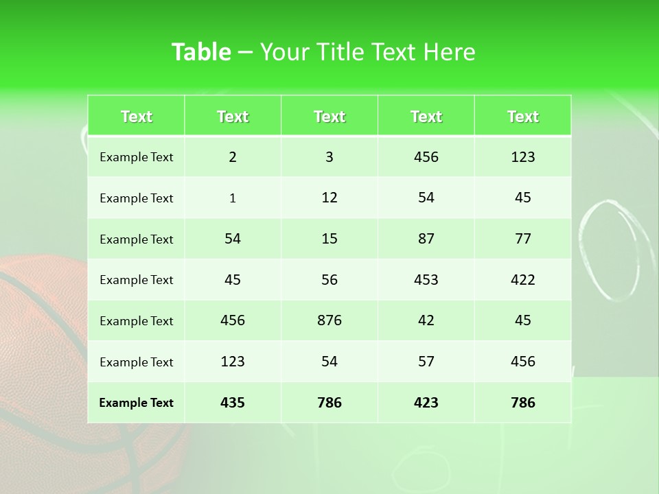 Teamwork Sport Leather PowerPoint Template